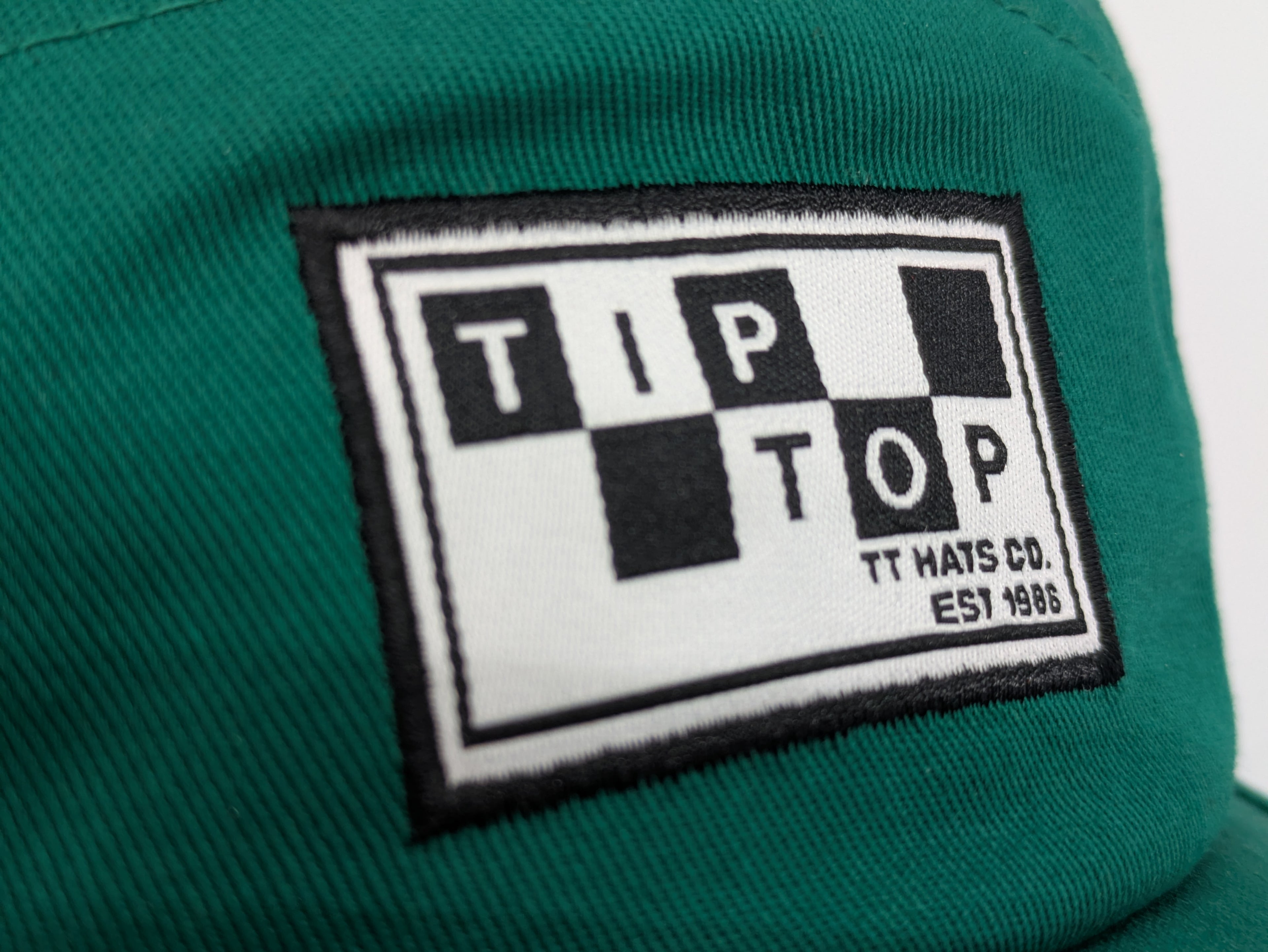 XL Camp / Skate Hat - TipTop Skate Green