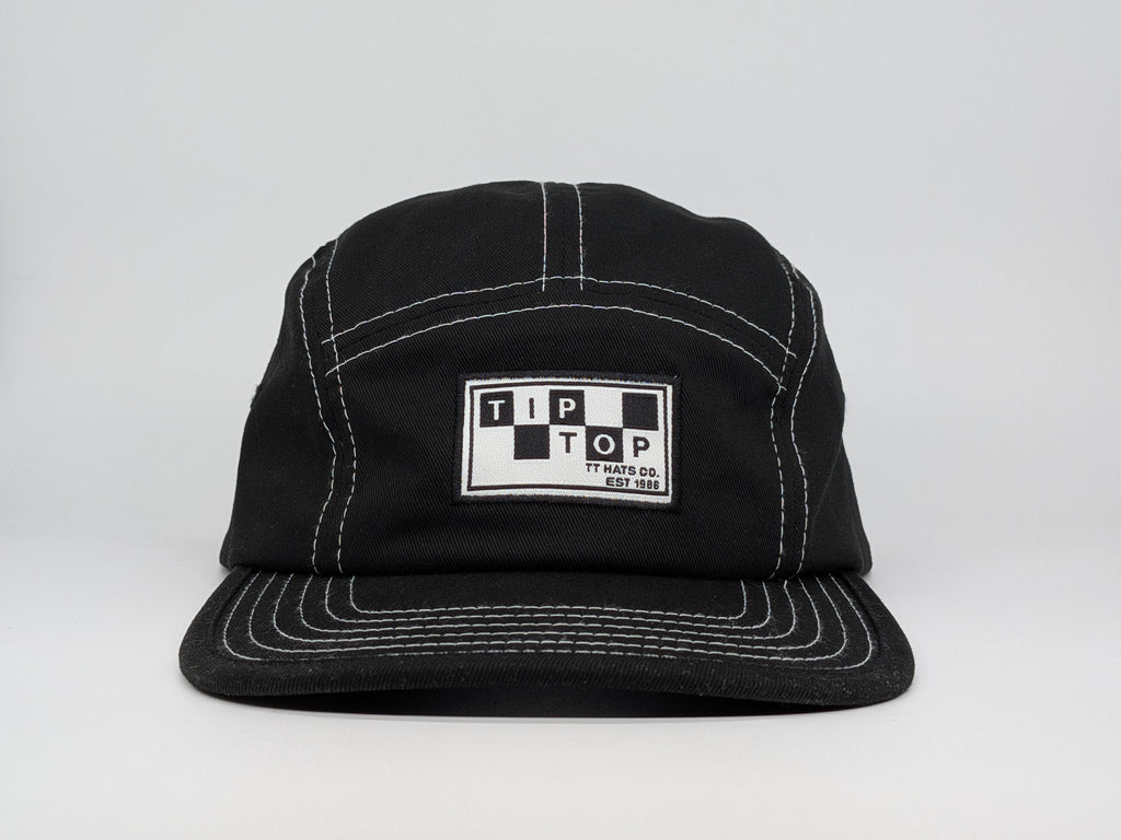 XL Camp / Skate Hat - TipTop Monochrome
