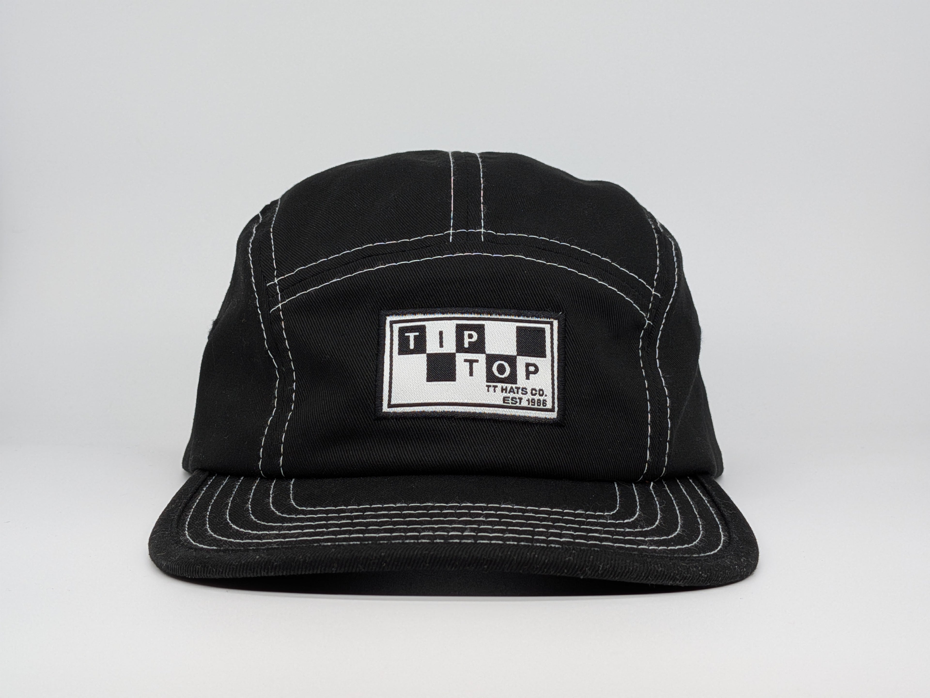 XL Camp / Skate Hat - TipTop Monochrome