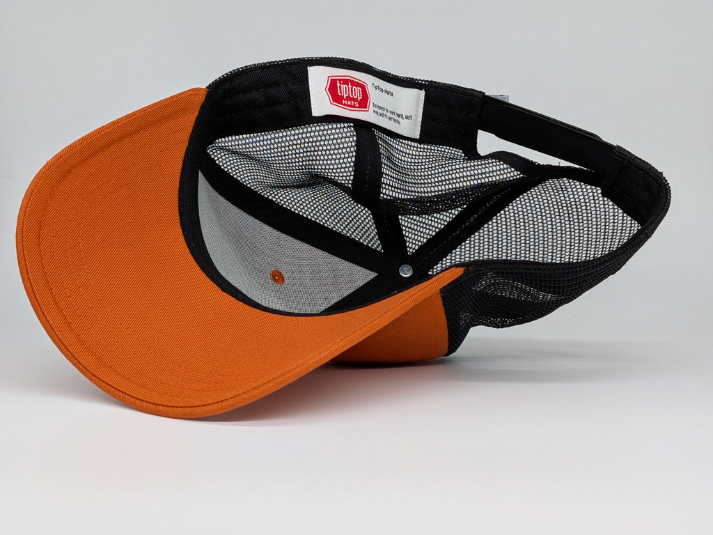 XL Trucker Hat - Plain Orange