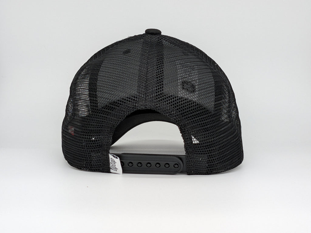 XL Trucker Hat - Plain Black