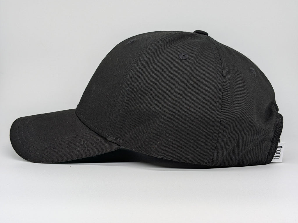 XL Baseball Cap - Plain Black