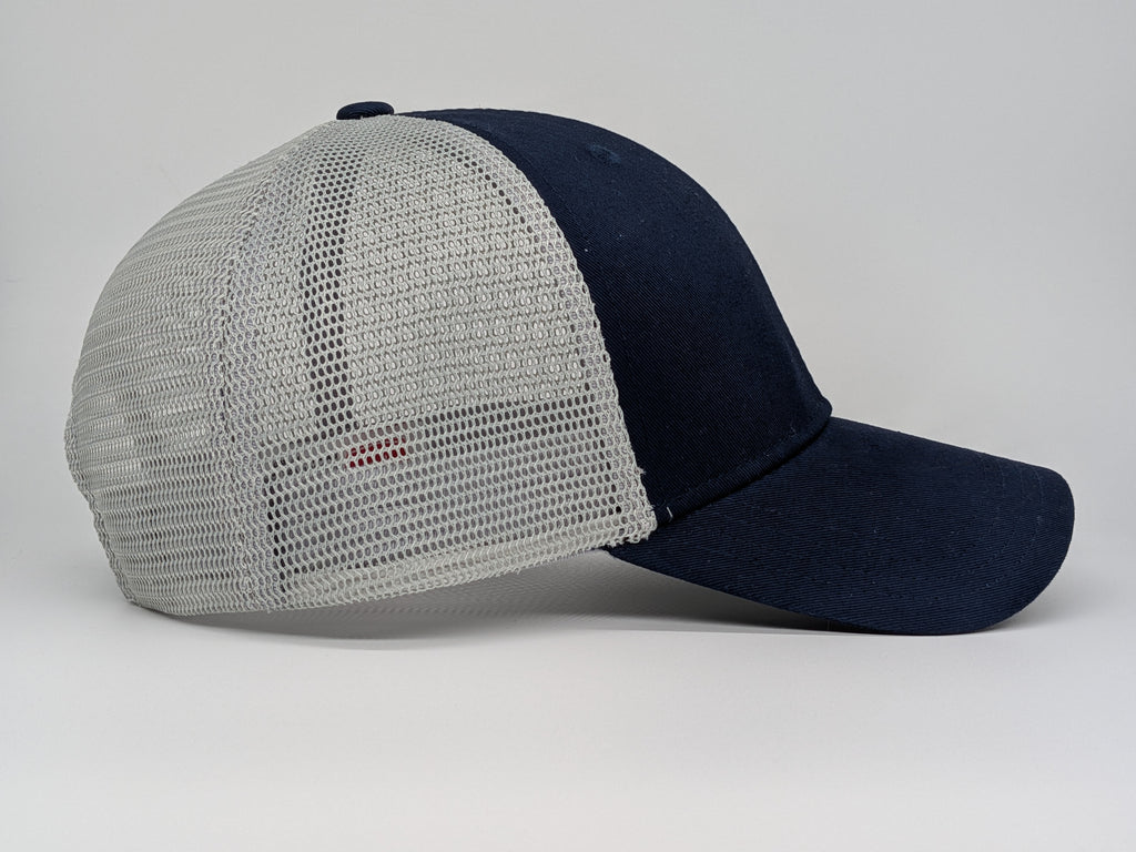 XL Trucker Hat - Plain Blue