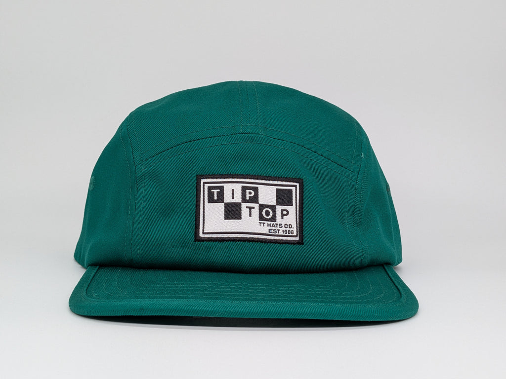 XL Camp / Skate Hat - TipTop Skate Green