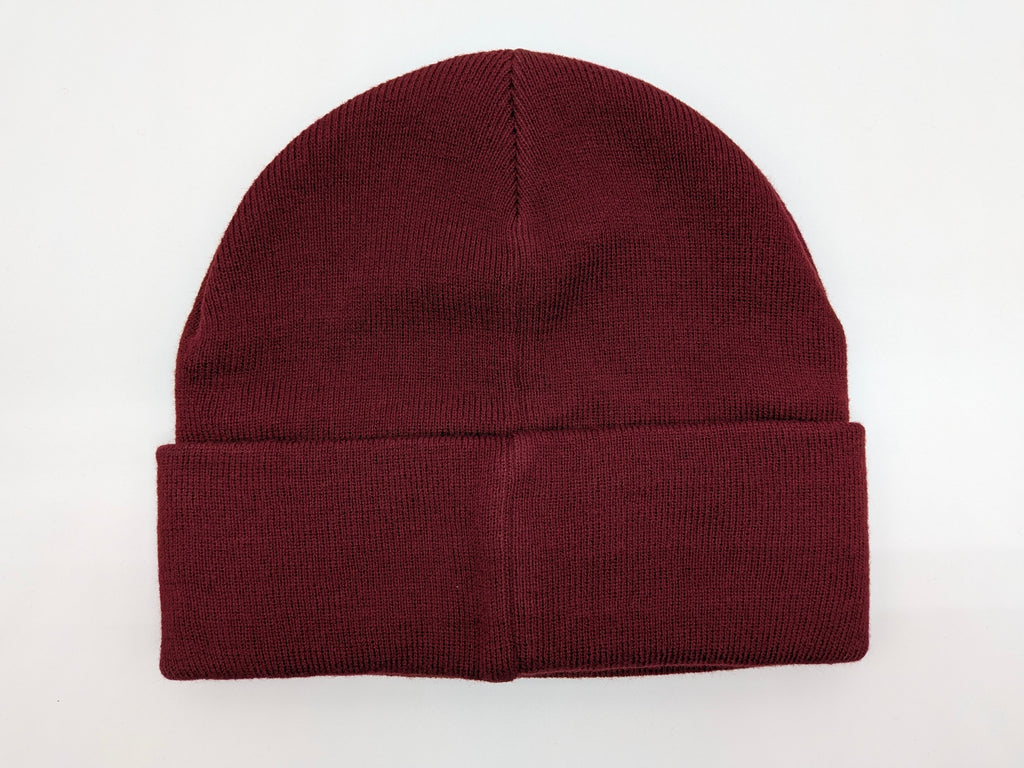 XL Beanie Hat - Maroon