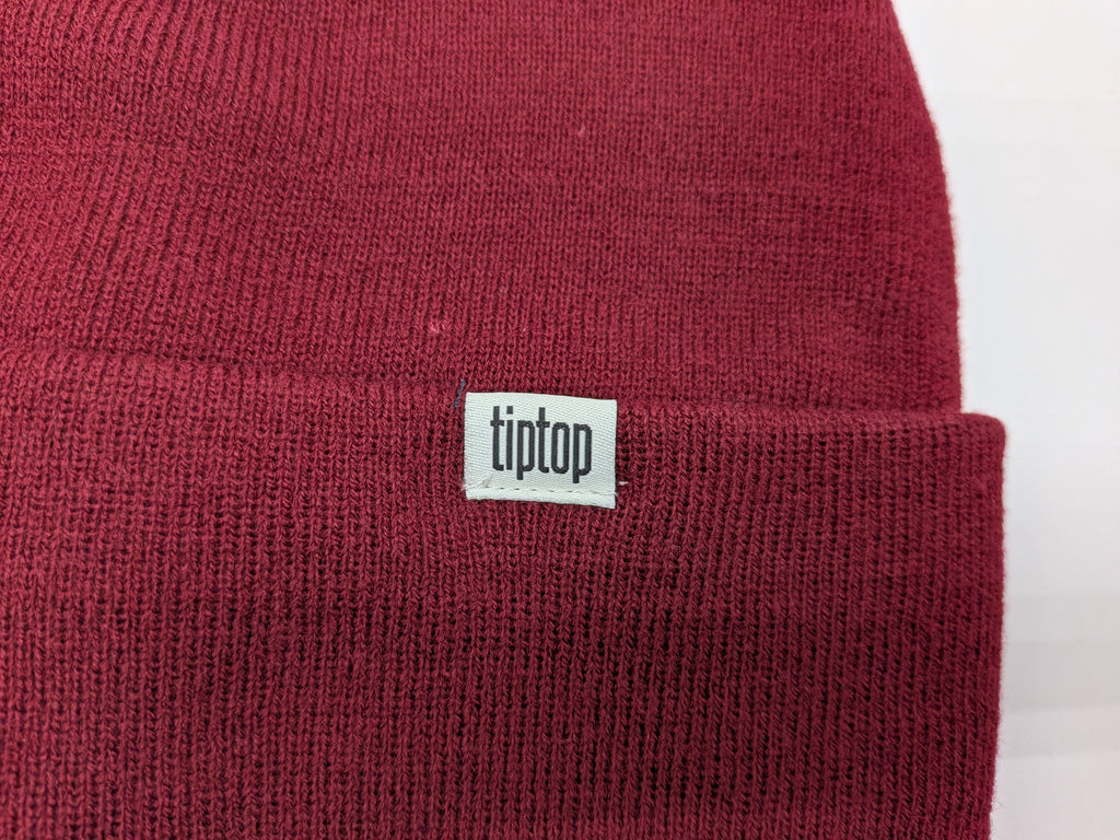 XL Beanie Hat - Maroon